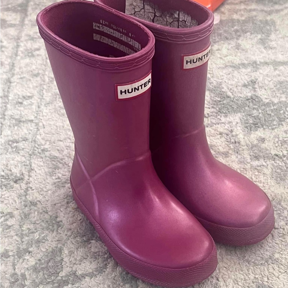 Toddler girls Hunter boots. Size 9
